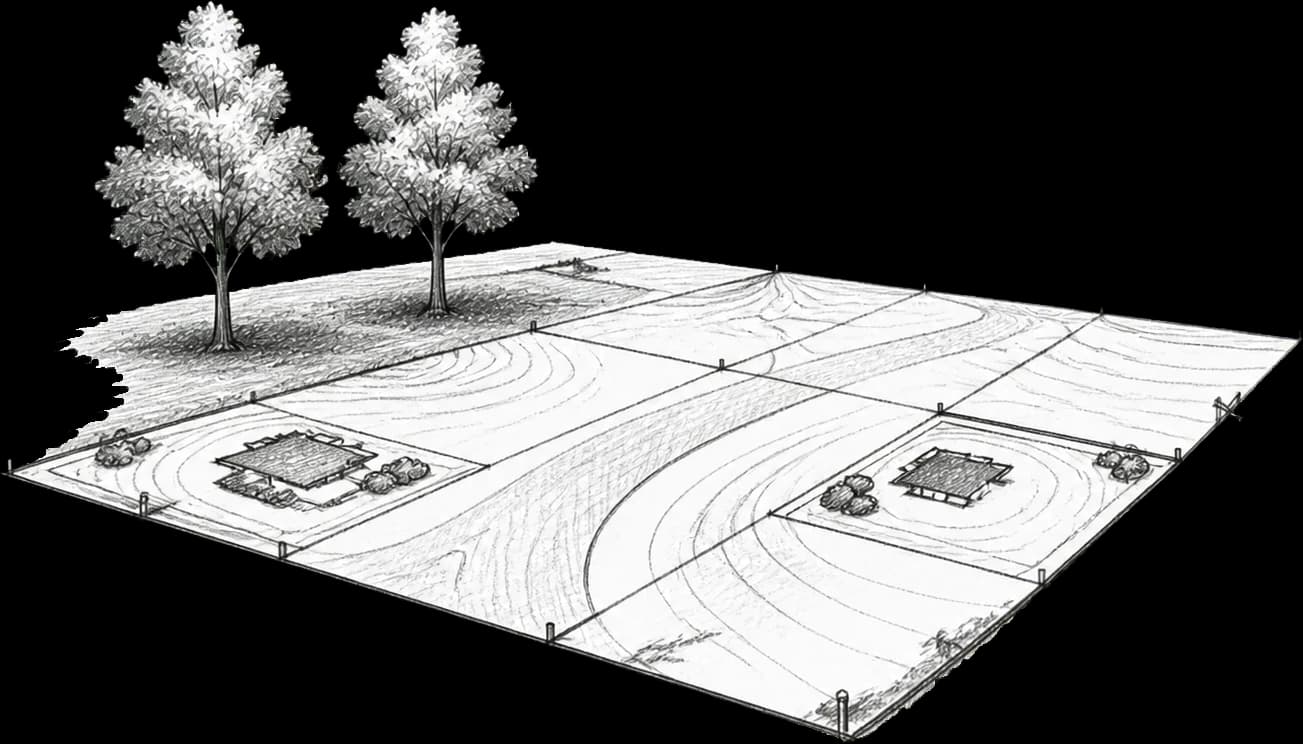 Residential land parcel plan for Toronto construction feasibility review